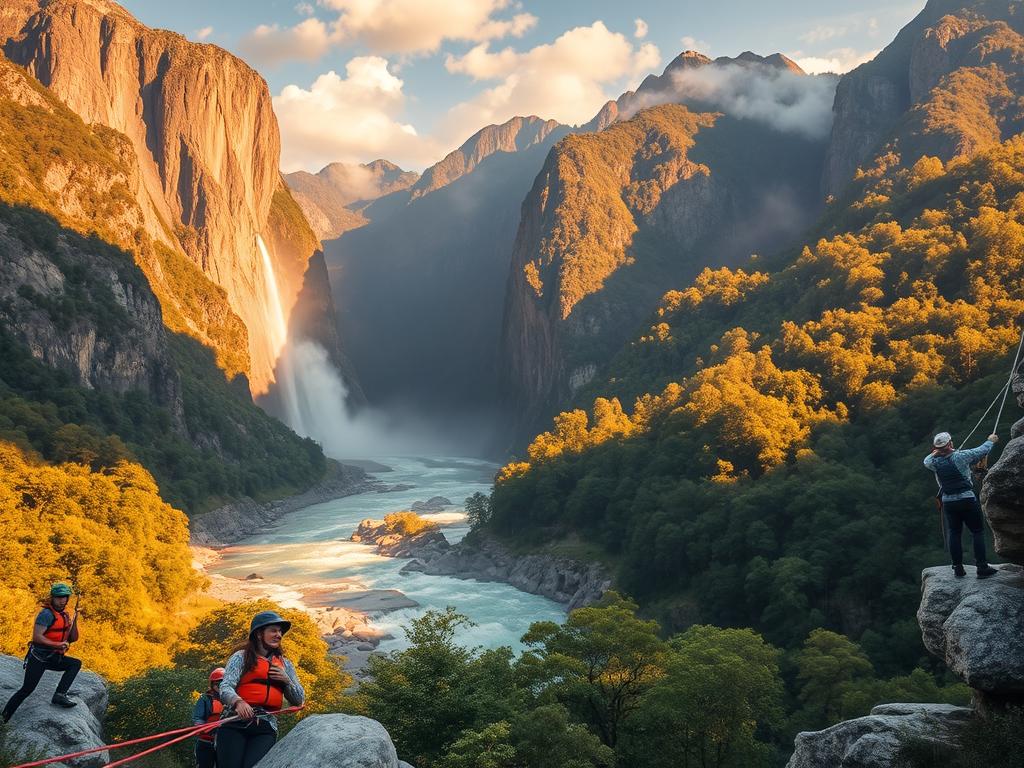 Adrenalinurlaub und Outdoor-Erlebnisse