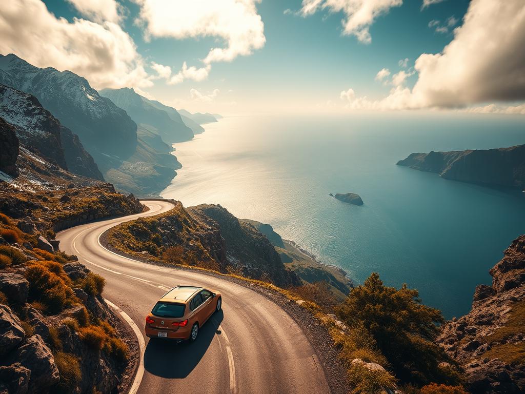 Autofahren Island