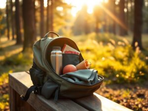 Frühstück aus dem Rucksack