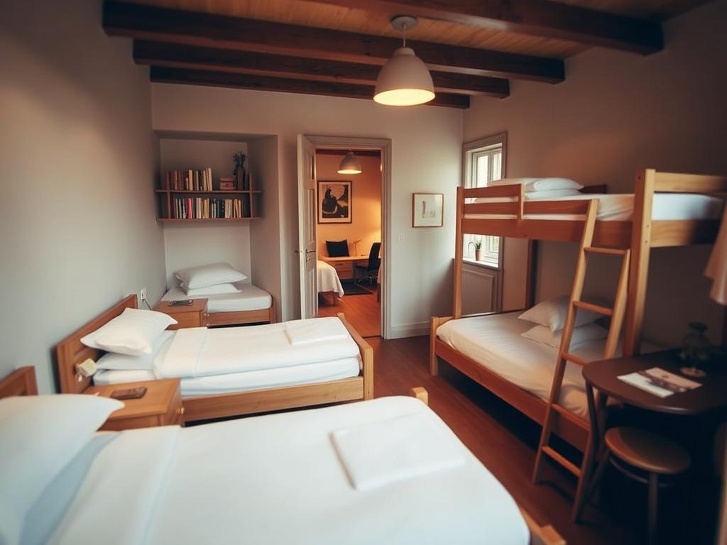 Schlafsäle und private Zimmer im Snuffel Hostel