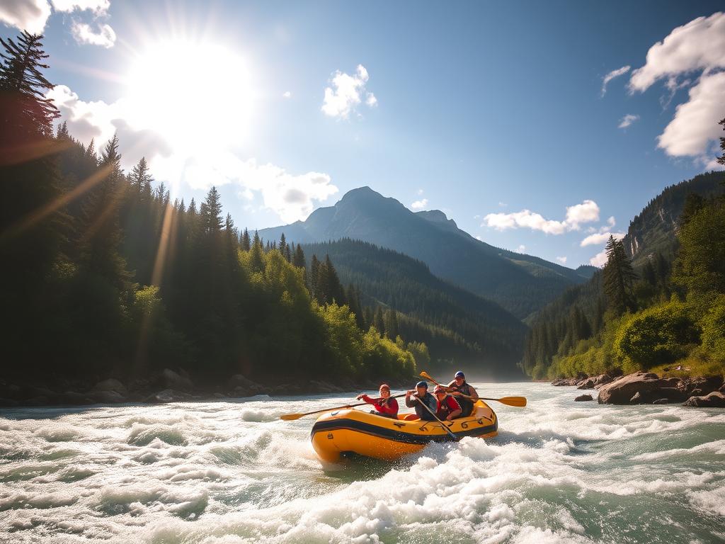 Wildwasser-Rafting erleben
