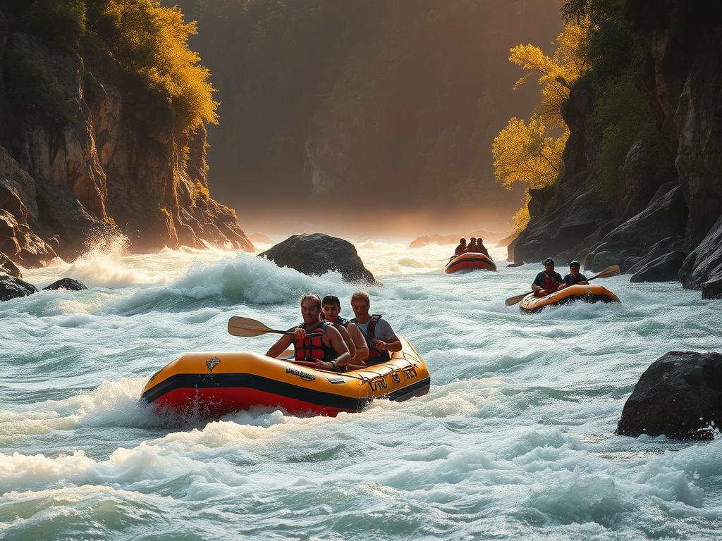 Wildwasser-Rafting erleben