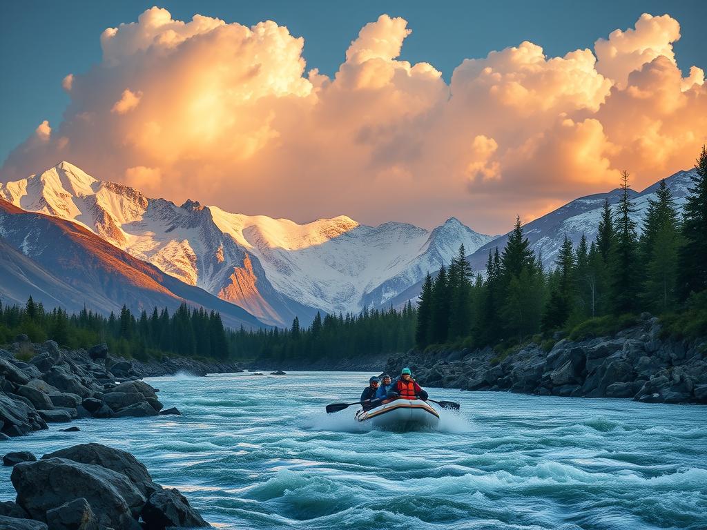 Wildwasser-Rafting erleben