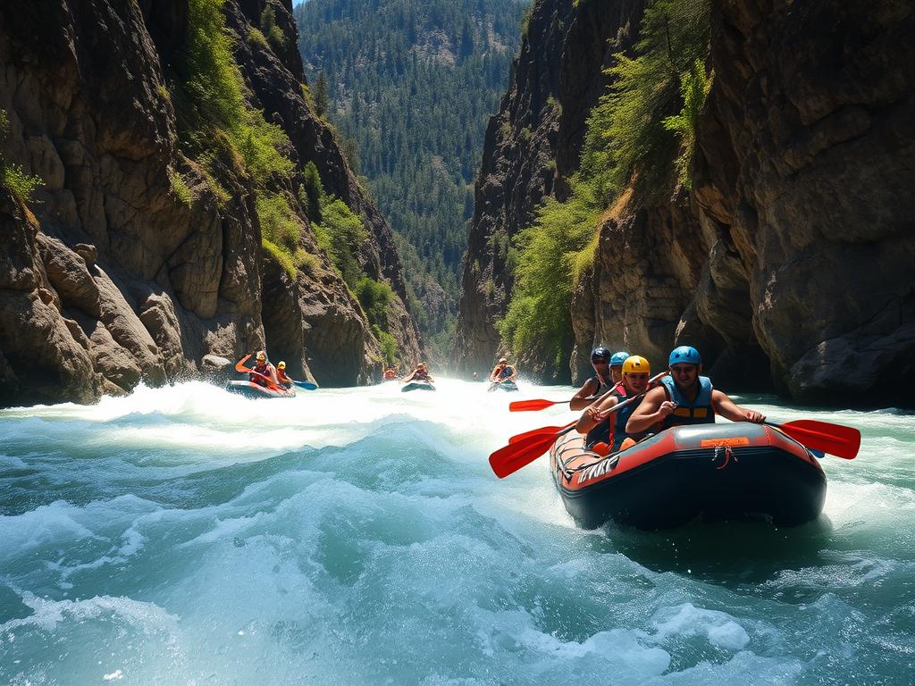Wildwasser-Rafting erleben