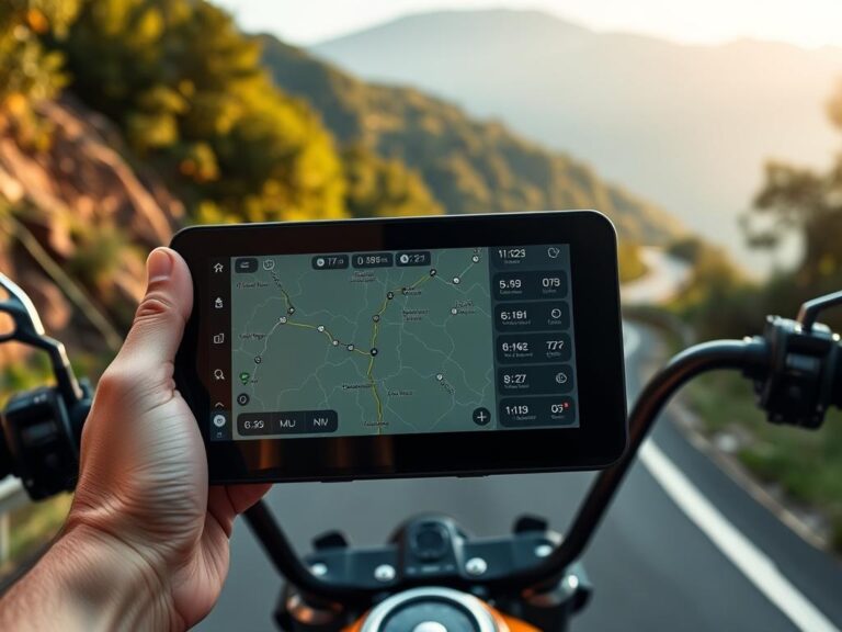 routenplaner mit motorrad